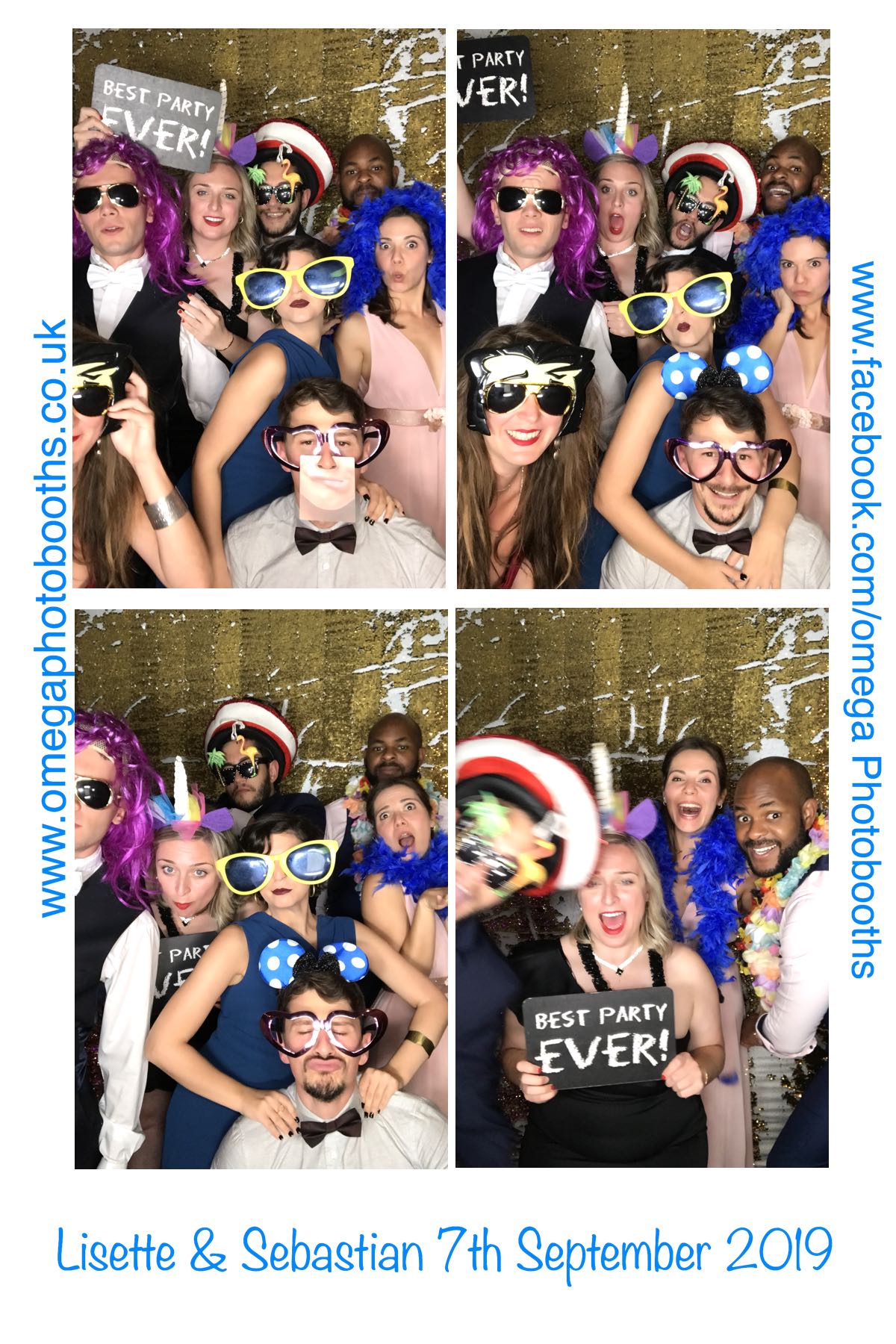 Lisette & Sebastian | View more photos from the event at gallery.omegaphotobooths.co.uk/u/Omega-Photobooths/Lisette-Sebastian